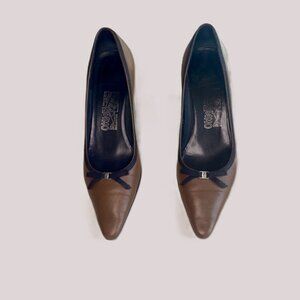Salvatore Ferragamo Vintage Mini bow mid heel pump